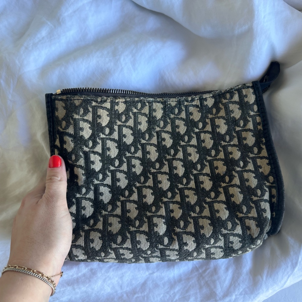 AUTHENTIC CHRISTIAN DIOR LARGE POUCH